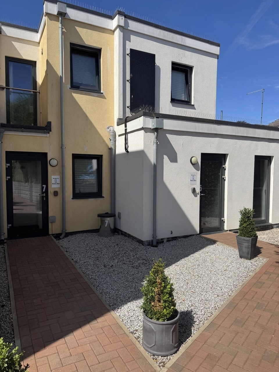Apartment entrances